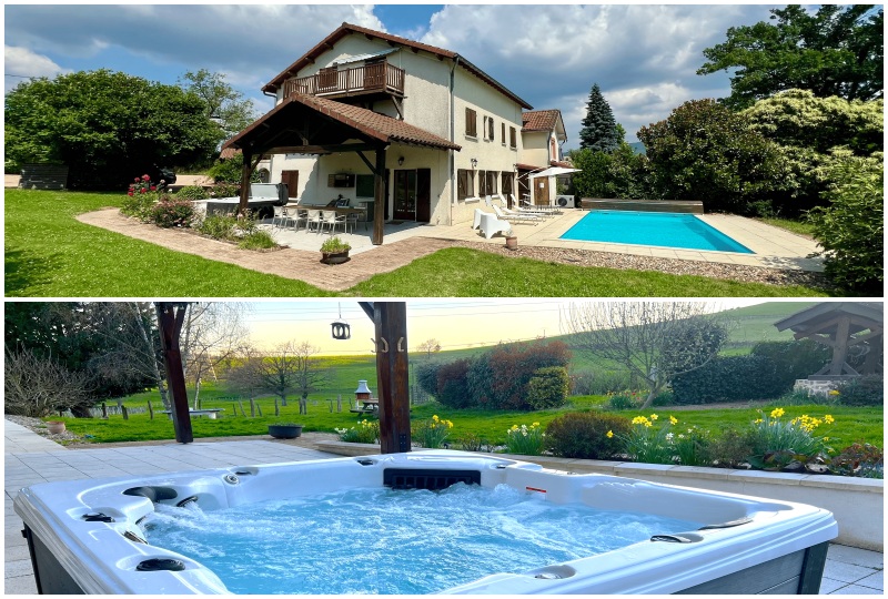 Gites Chambres Dhotes Rhône 69 Grand Gîte autour de Lyon 18p Gîte Beaujolais Bleu