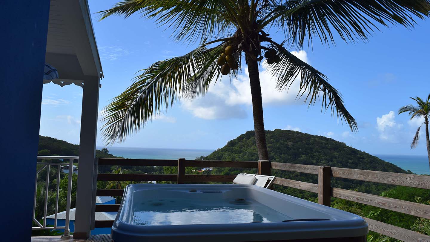 Gites Chambres Dhotes Guadeloupe 971 Gites Vue Mer & Jacuzzi Privé à Deshaies 