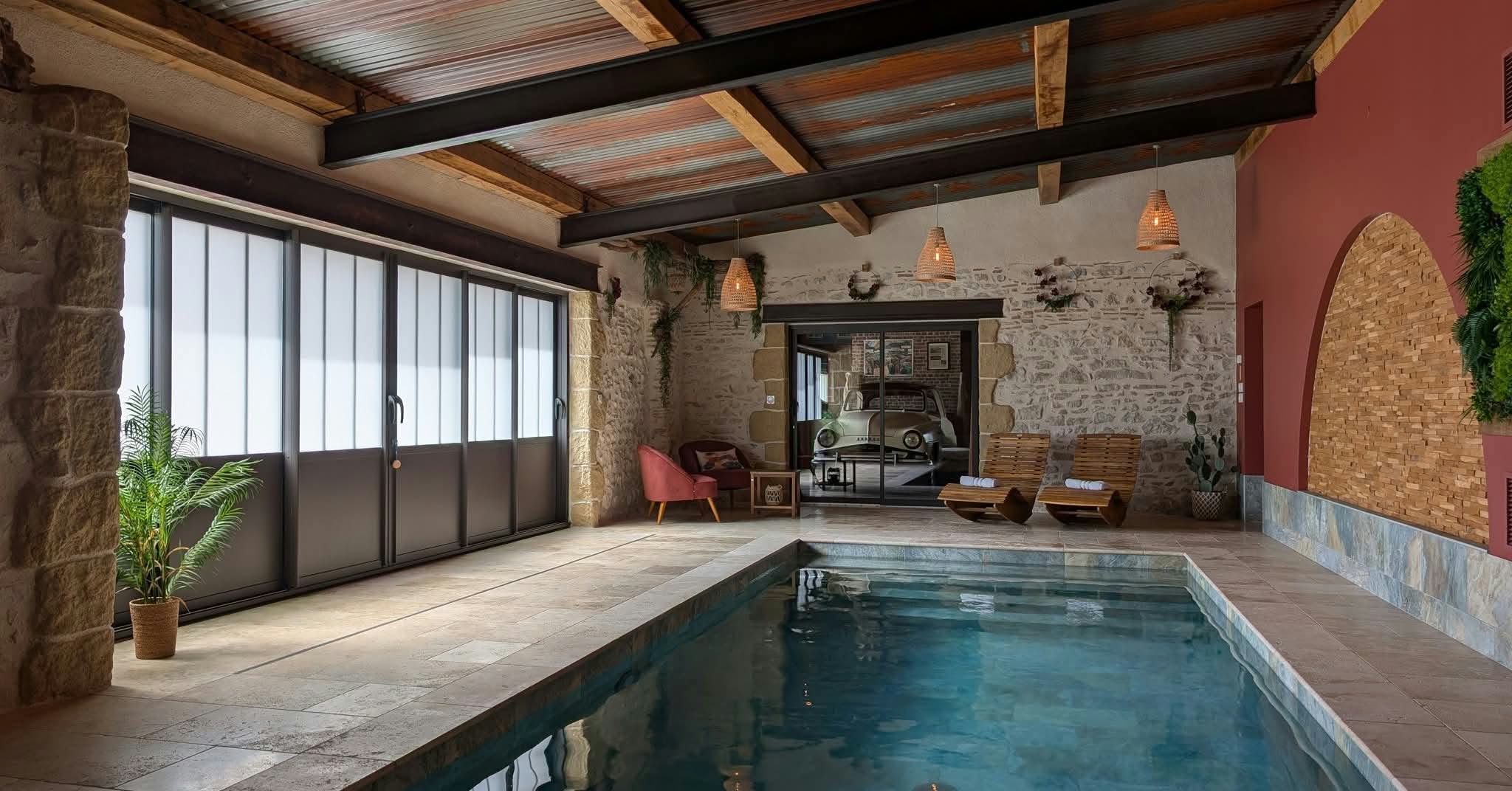Gites Chambres Dhotes Loir-et-Cher 41 Gîte en Sologne avec piscine interieure
