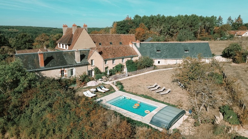 Gites Chambres Dhotes Loir-et-Cher 41 Ancien monastère - 15 à 25 personnes - piscine 